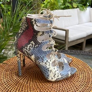 New Zara Laced up Heels